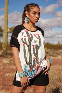 Double D Ranchwear Cactus County Top
