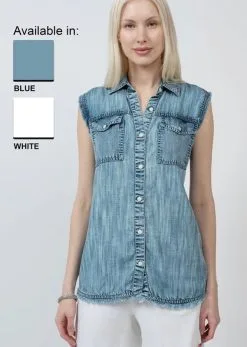 Ivy Jane Samantha Denim Top