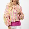 Ivy Jane Striped Elastic Waist Jacket -Skirt Sales Store 641357 1