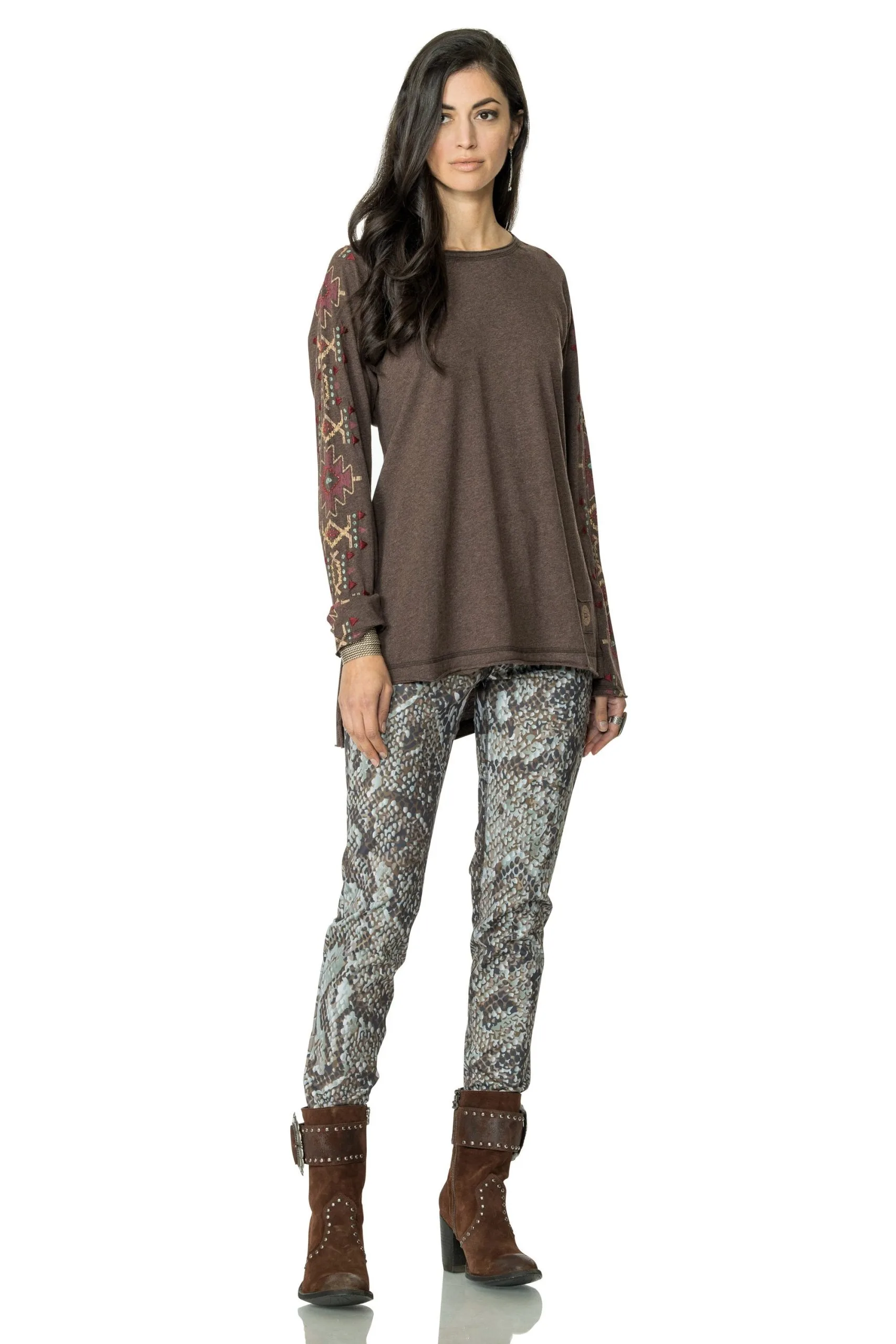 Double D Ranchwear Double D Ranch Dough Bowl Top - Bison Brown 3 Double D Ranchwear Double D Ranch Dough Bowl Top - Bison Brown