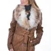 Scully Brown Jacket With Faux Fur Trim 2 Scully Brown Jacket With Faux Fur Trim -Skirt Sales Store 8029 preview