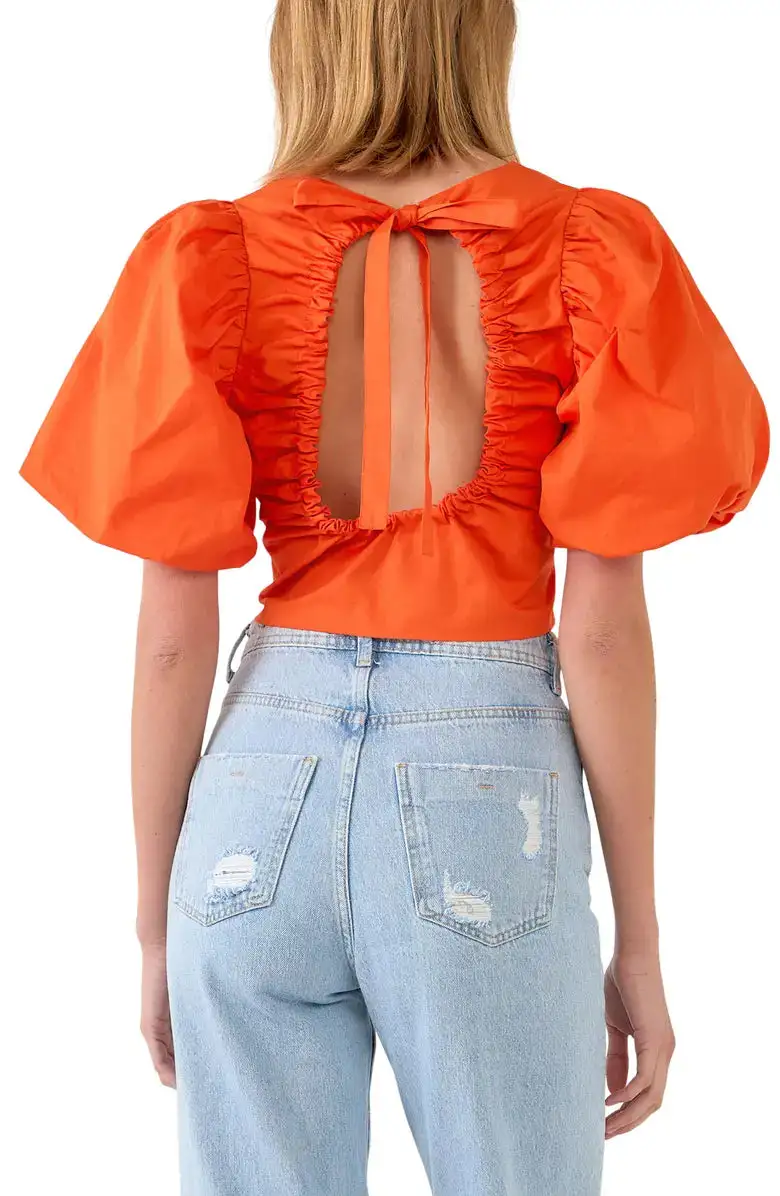 English Rose Sassy Tie Back Top 4 English Rose Sassy Tie Back Top - Image 2