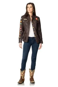 Double D Ranchwear Double D Ranch Roosevelt's Ranger Jacket-Brown