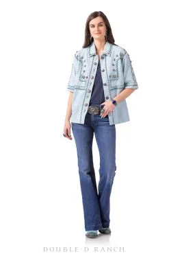 Double D Ranchwear Double D Ranch Ortega Jacket-Turquoise