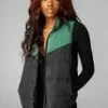 Buddy Love Tanya Two Tone Puffer Vest -Skirt Sales Store CG3701TanyaBlack GreenFront compact 0c0e3f96 5fe8 44a2 8429 9bc27b80609b