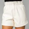 Buddy Love Peyton Paperbag Vegan Leather Shorts 1 Buddy Love Peyton Paperbag Vegan Leather Shorts -Skirt Sales Store CG4112PeytonCreamFront 1024x1024 6d39d1fd cf02 473c b930 f6267cd4fbcf