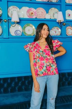 Buddy Love Carla Ruffle Top - Sweet Dreams