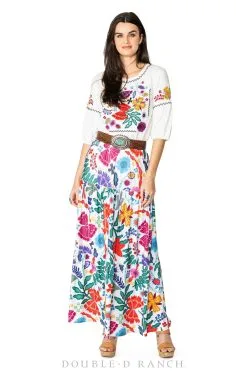 Double D Ranchwear Nina Top-Sea Salt