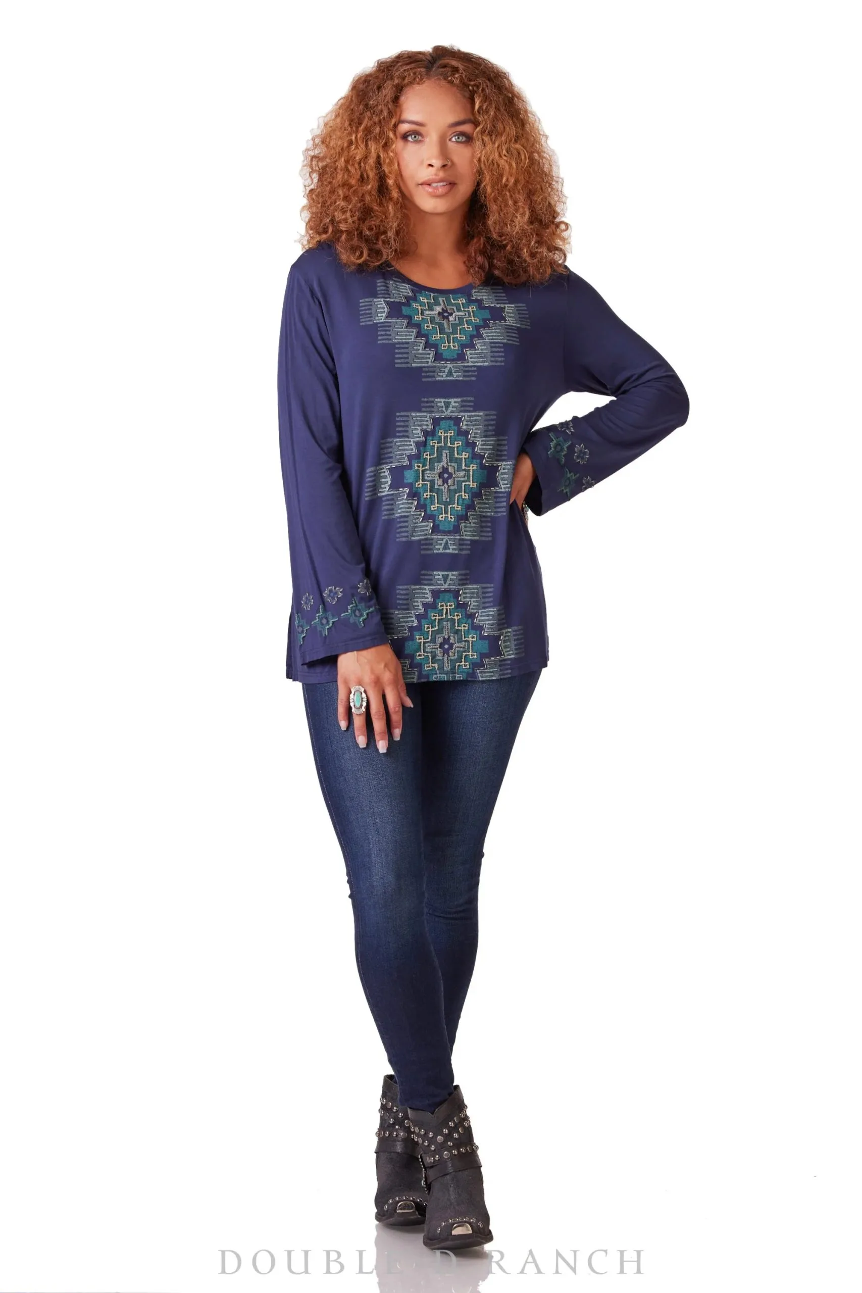 Double D Ranchwear Leaky Log Cabin Top 3 Double D Ranchwear Leaky Log Cabin Top