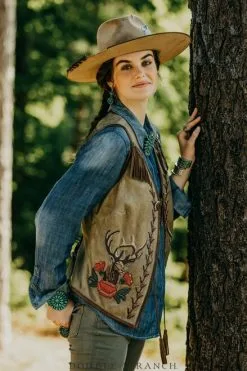 Double D Ranchwear Double D Ranch Elk Country Vest-One Only