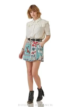 Double D Ranchwear Traveling Show Skort