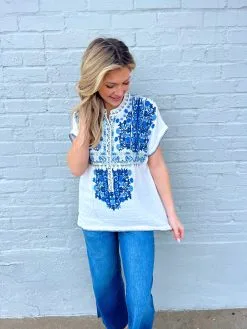 Johnny Was Atanase Blouse