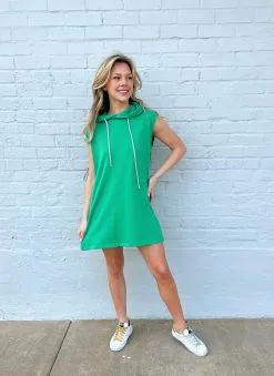 Queen Of Sparkles Green Fringe Hoodie Dress -Skirt Sales Store IMG 0499