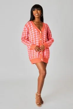 Buddy Love Twiggy Cardigan Dress - Sherbert