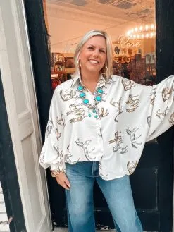 Beulah Run Wild Horses Top