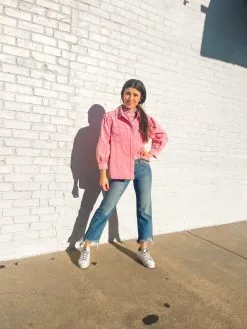 Honeysuckle Rose Boutique Reese Button Down Denim Shirt -Skirt Sales Store IMG 1968