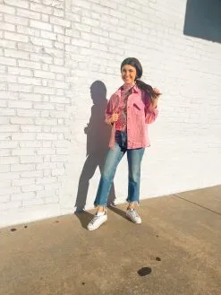 Honeysuckle Rose Boutique Reese Button Down Denim Shirt -Skirt Sales Store IMG 1985