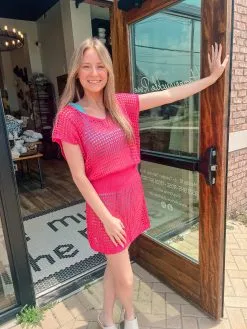 Honeysuckle Rose Boutique Gone To Shore Coverup