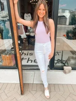Honeysuckle Rose Boutique Alex White Skinny Jeans