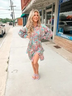 Beulah Ava Paisley Tunic Dress