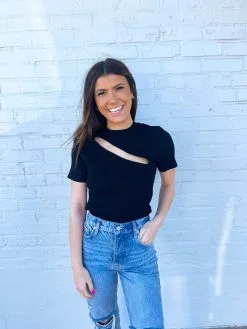 Honeysuckle Rose Boutique Cut It Out Top