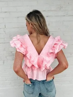 Honeysuckle Rose Boutique Piper Ruffle Top -Skirt Sales Store IMG 93232