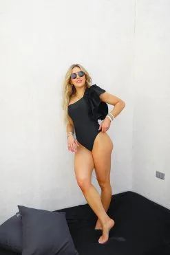 Buddy Love Ozzy One Shoulder One Piece Swimsuit