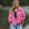 Buddy Love Skylar Fringe Faux Jacket-Hot PInk 2 Buddy Love Skylar Fringe Faux Jacket-Hot PInk -Skirt Sales Store SkylarHotPink14 720x 5ab33d7a debb 4d89 bde1 2de709c7f71e