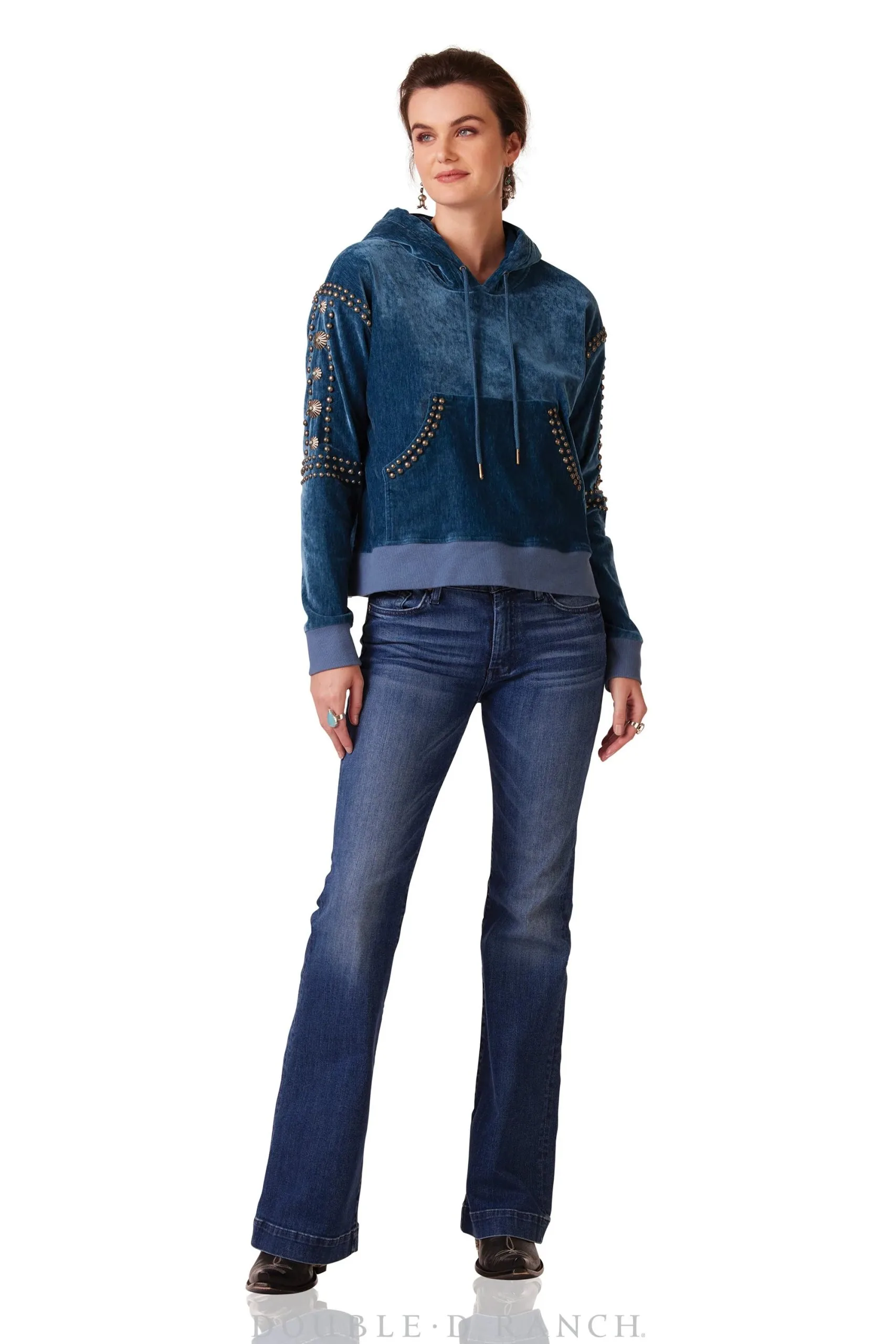 Double D Ranchwear Serenity Creek Hoodie-Lake Breeze 4 Double D Ranchwear Serenity Creek Hoodie-Lake Breeze - Image 2