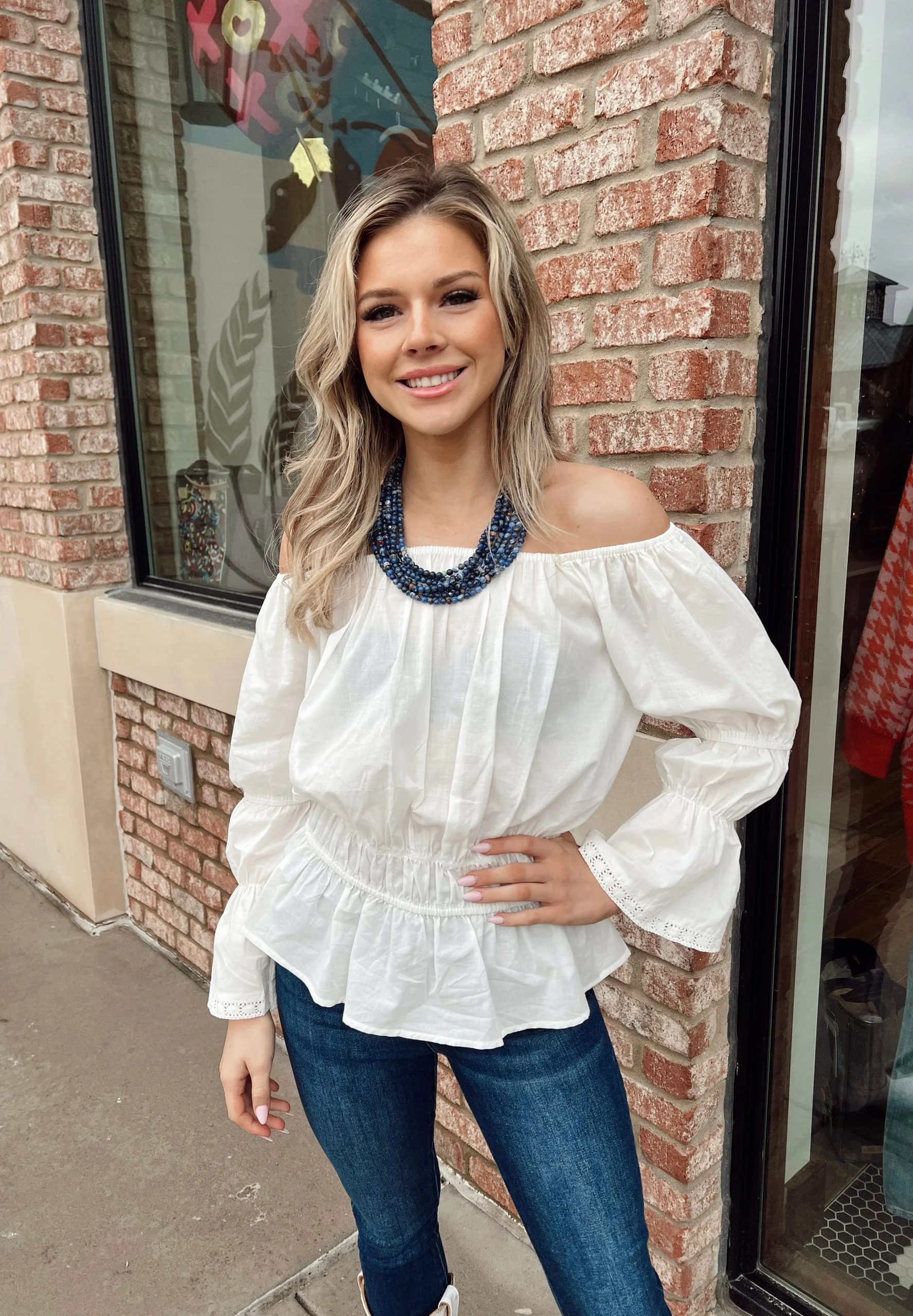 Tasha Polizzi Lavender Blouse - White 3 Tasha Polizzi Lavender Blouse - White