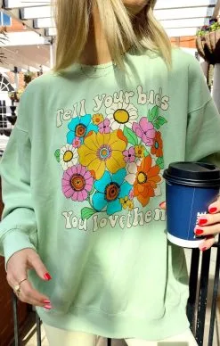 Show Me Your Mumu Stanley Sweatshirt - Flower Market