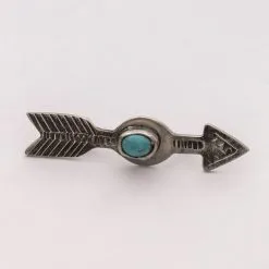 J. Alexander Arrow Pin With Turquoise