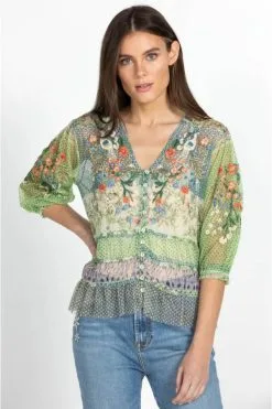 Johnny Was Winx Mesh Blouse (slip) -Skirt Sales Store b19423 1 mti 3