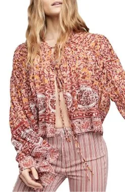 Free People Lorraine Tiered Kimono