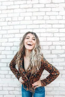 Buddy Love Cicely Corduroy Jacket - Leopard