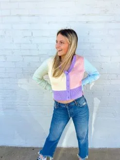 Honeysuckle Rose Boutique So 90's Color Block Sweater -Skirt Sales Store image 4e2873f1 16d7 4486 83ed ea1ad4eb0d75