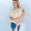 Honeysuckle Rose Boutique Southern Charm Top - Gingham 2 Honeysuckle Rose Boutique Southern Charm Top - Gingham -Skirt Sales Store image 517f1d58 f87b 4a0c b17f 2a459f9dd1bc