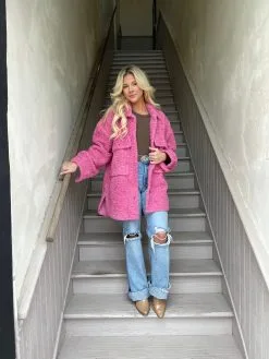 Honeysuckle Rose Boutique Lyla Sherpa Jacket - Bubblegum 6 Honeysuckle Rose Boutique Lyla Sherpa Jacket - Bubblegum -Skirt Sales Store image 664e9649 a769 4fac a841 26aa62de8963