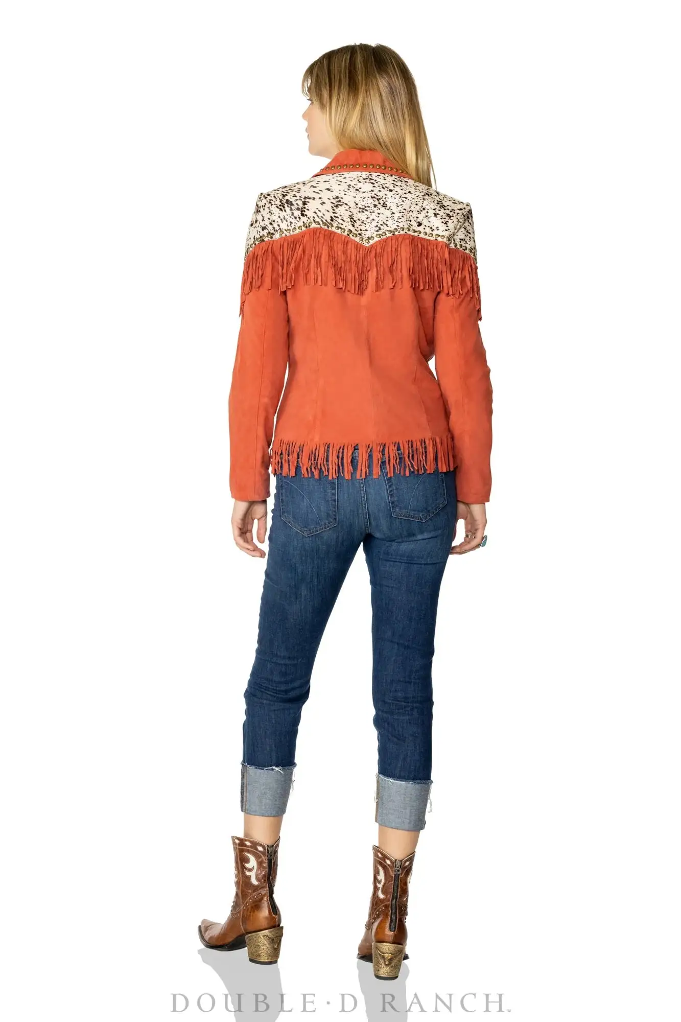 Double D Ranchwear Double D Ranch Chrome Jacket - Rodeo Red 4 Double D Ranchwear Double D Ranch Chrome Jacket - Rodeo Red - Image 2