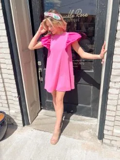 Honeysuckle Rose Boutique Payton T - Shirt Dress - Hot Pink -Skirt Sales Store image 7ac8d265 b4e0 4724 b262 067dd40ec25c