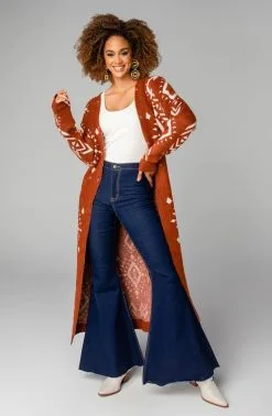 Buddy Love Emma Long Cardigan - Rust -Skirt Sales Store image 8c06bb56 8e95 4ef1 a1d8 3ccab7ce5980