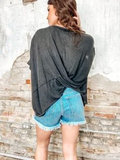 Honeysuckle Rose Boutique Don’t Cross Me Top- Charcoal -Skirt Sales Store image 8ce08922 940f 43ba 9bdf 4353561b8faf