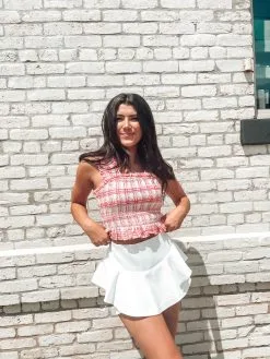 Honeysuckle Rose Boutique Kennedy Ruffle Skort -Skirt Sales Store image a2316691 e7f2 4ae5 bdf7 9b8815886c85