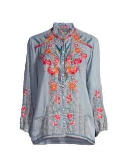 Johnny Was Jude Blouse-Fog -Skirt Sales Store image a6b090fd e5be 46eb bacd 0c8a2b916d26