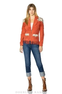 Double D Ranchwear Double D Ranch Chrome Jacket - Rodeo Red