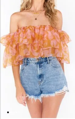 Show Me Your Mumu Rosella Ruffle Top