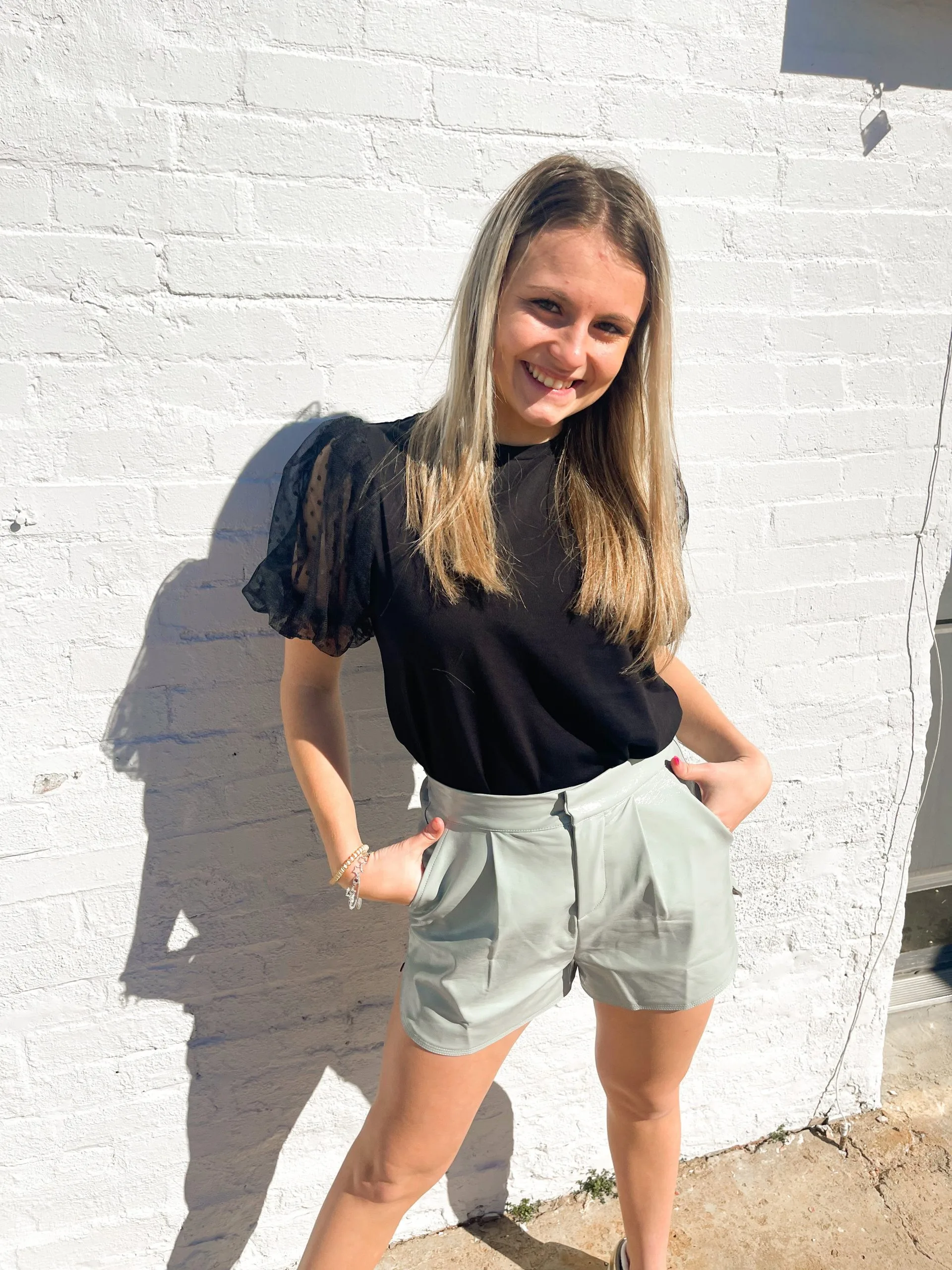 Honeysuckle Rose Boutique Hayley Leather Shorts 8 Honeysuckle Rose Boutique Hayley Leather Shorts - Image 6