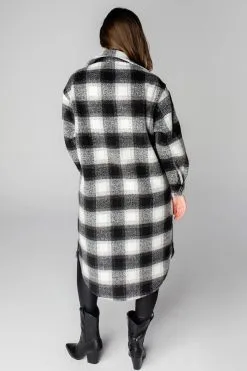 Buddy Love Rocky Long Plaid Shacket - Black 9 Buddy Love Rocky Long Plaid Shacket - Black -Skirt Sales Store image bed35f77 2ca2 4755 a687 16fa1db0ba0f