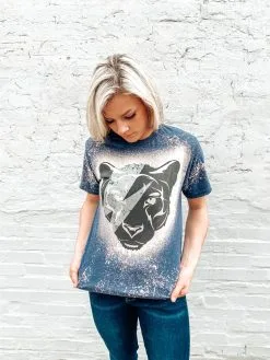 Honeysuckle Rose Boutique Panther Bleached Tee