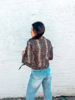 Buddy Love Cicely Corduroy Jacket-Snake -Skirt Sales Store image d8f81fdd c670 4eef a467 84c0ec4144c2